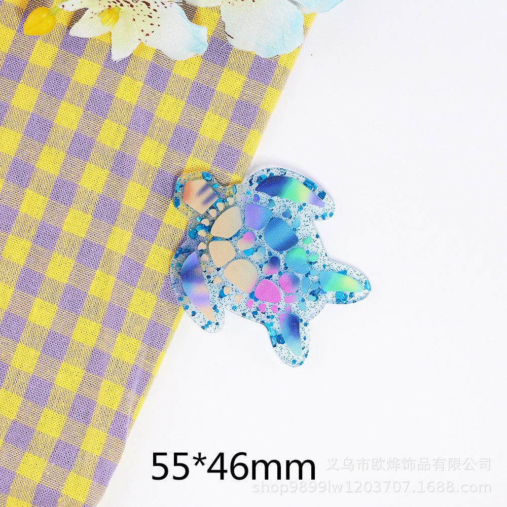 Wholesale 10pcs FlatBack Ocean Animal Acrylic Cute DIY Accessories