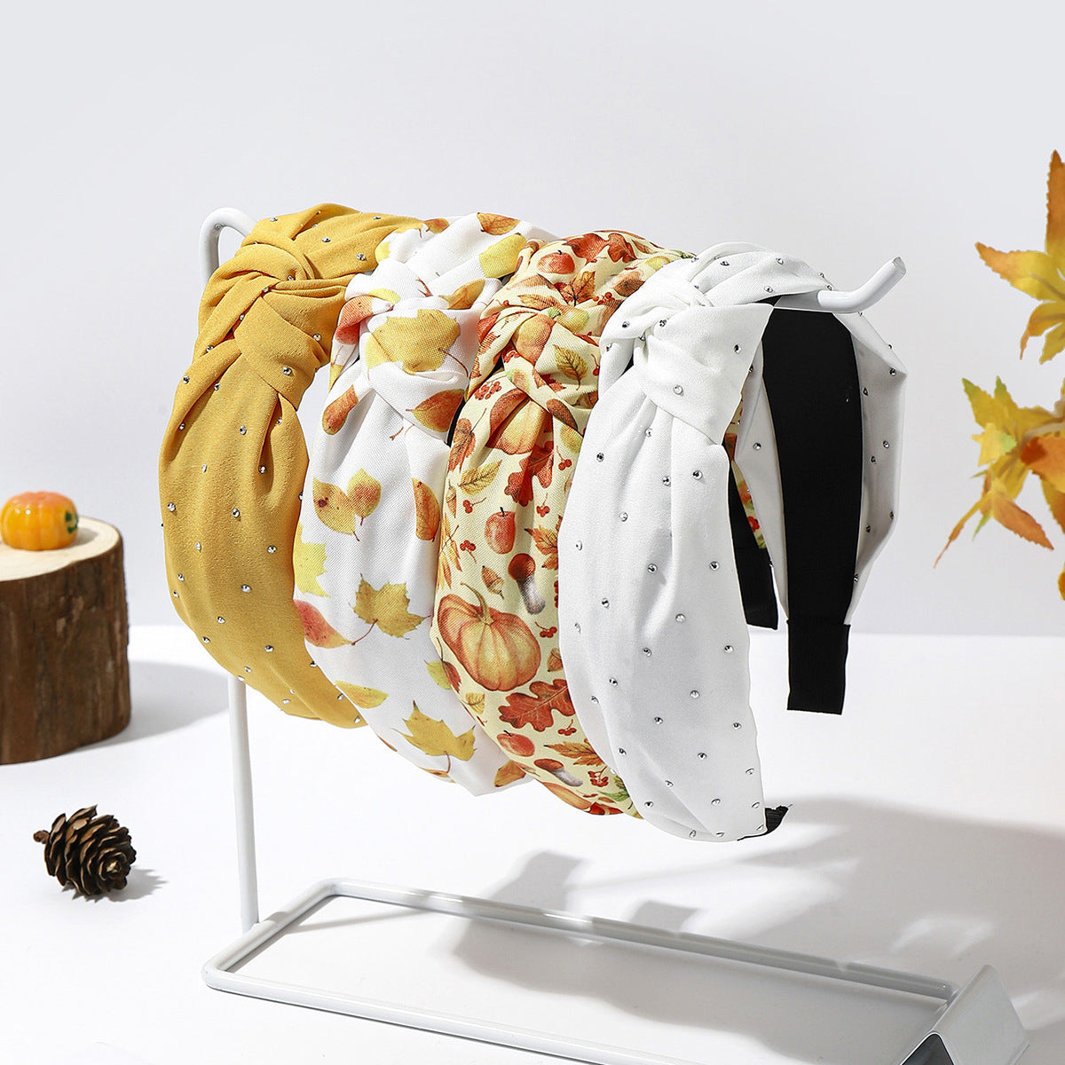 Wholesale Thanksgiving Printed Headband Holiday Hair Accessories