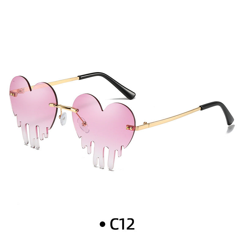 Wholesale 028 New Fashion Personalized Sunglasses Colorful Ocean Lens Sunglasses for Men and Women