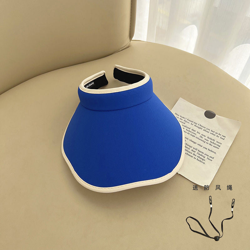 Summere de verano para niños algodón ondulante protector solar vacío