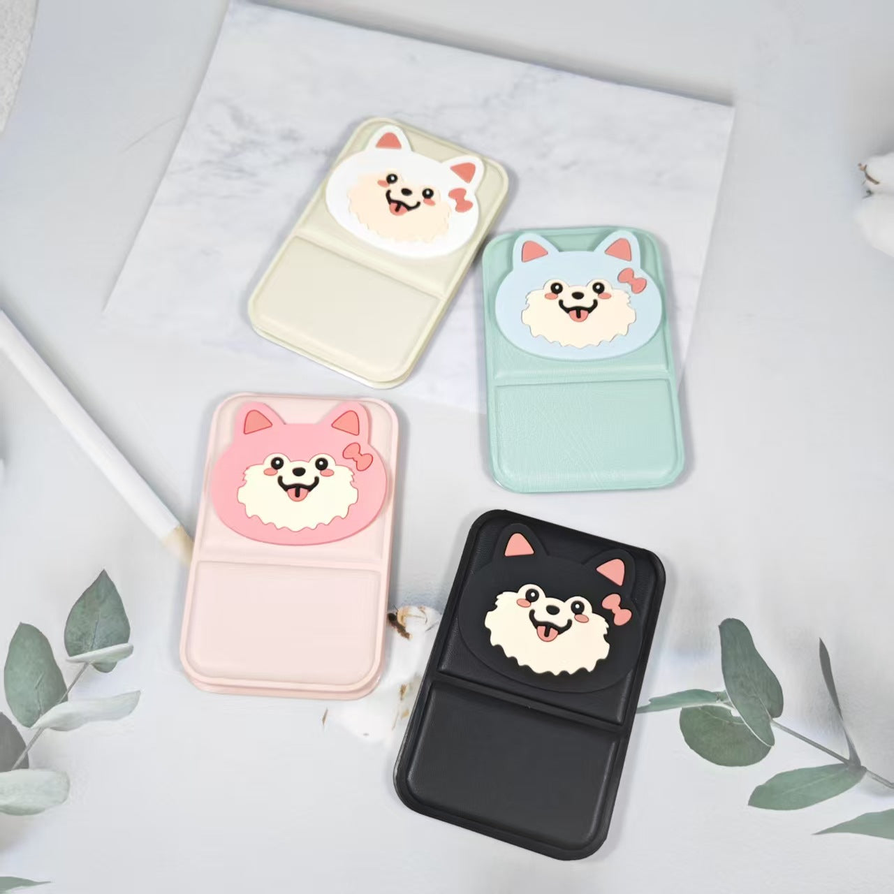 Wholesale Bow shaped folding makeup mirror