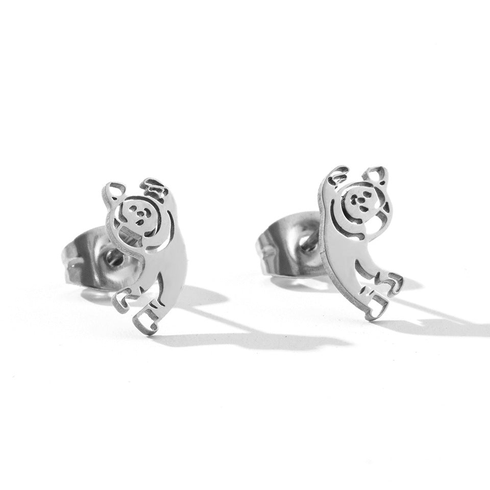 Wholesale Geometry Stainless Steel Earrings