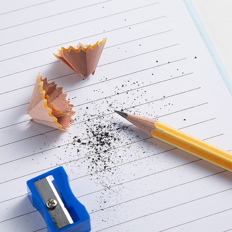 Wholesale Color Pencils with Large Leather Tips HB Hexagonal Log Pencils