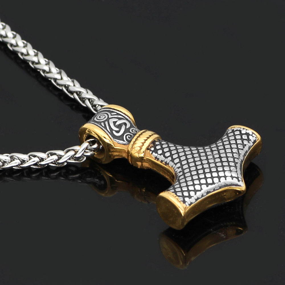 Wholesale Hammer Pendant Alloy Necklace