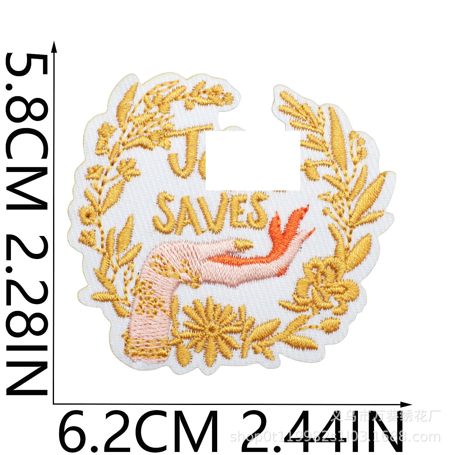 Wholesale Inspirational Embroidered Patch Alphabet Motto Clothing Decorative Accent For Resale