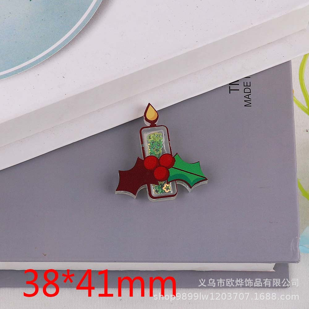 Wholesale 10pcs Cartoon AcrylicJewelry Accessories DIY Patch FlatBack