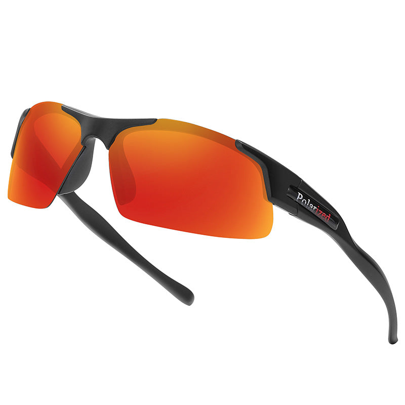 Wholesale Half-frame sports polarized sunglasses