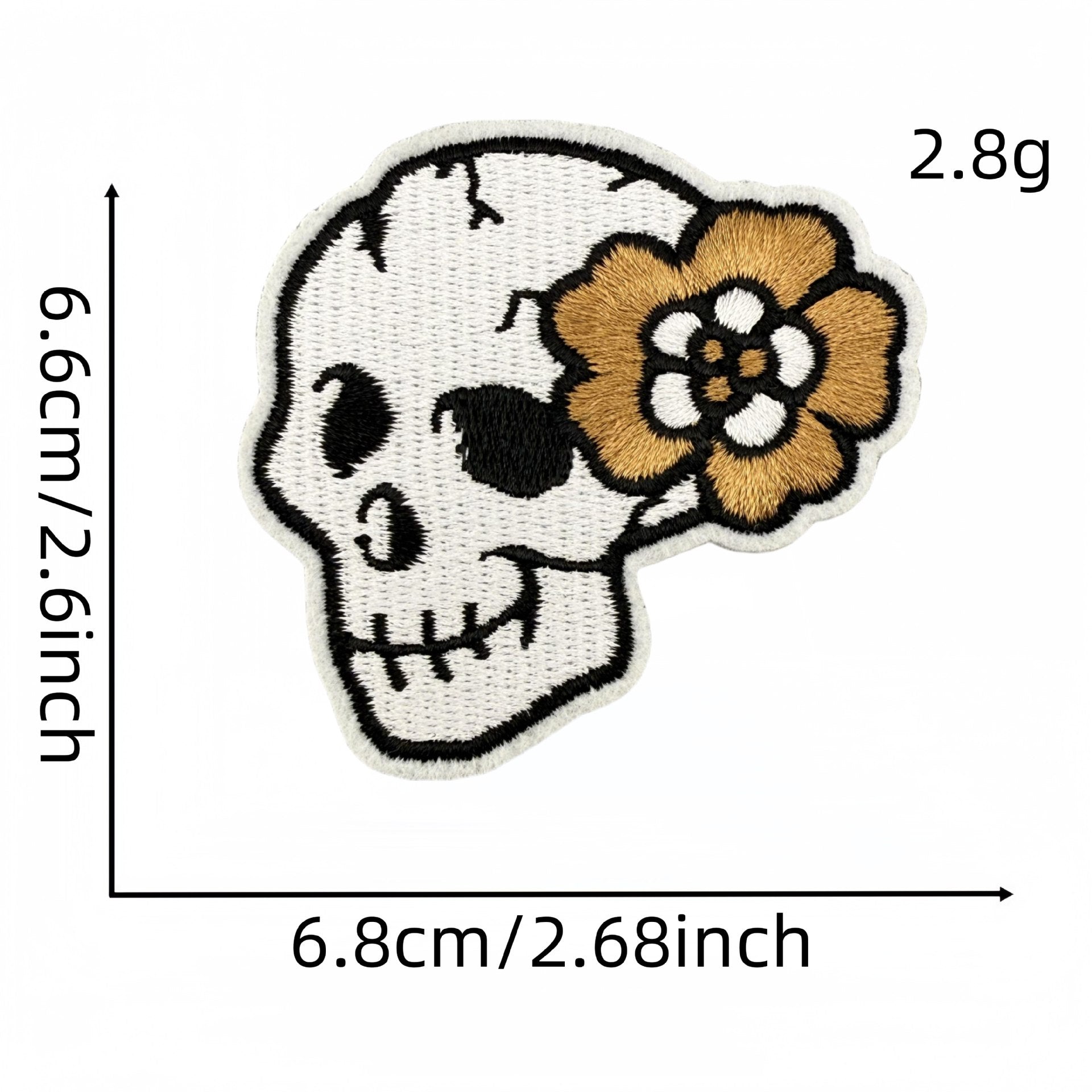 Wholesale Punk style badge brown series skull cartoon ghost