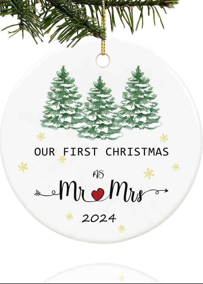 Wholesale Christmas Logo Wooden Round Pendant Ornament