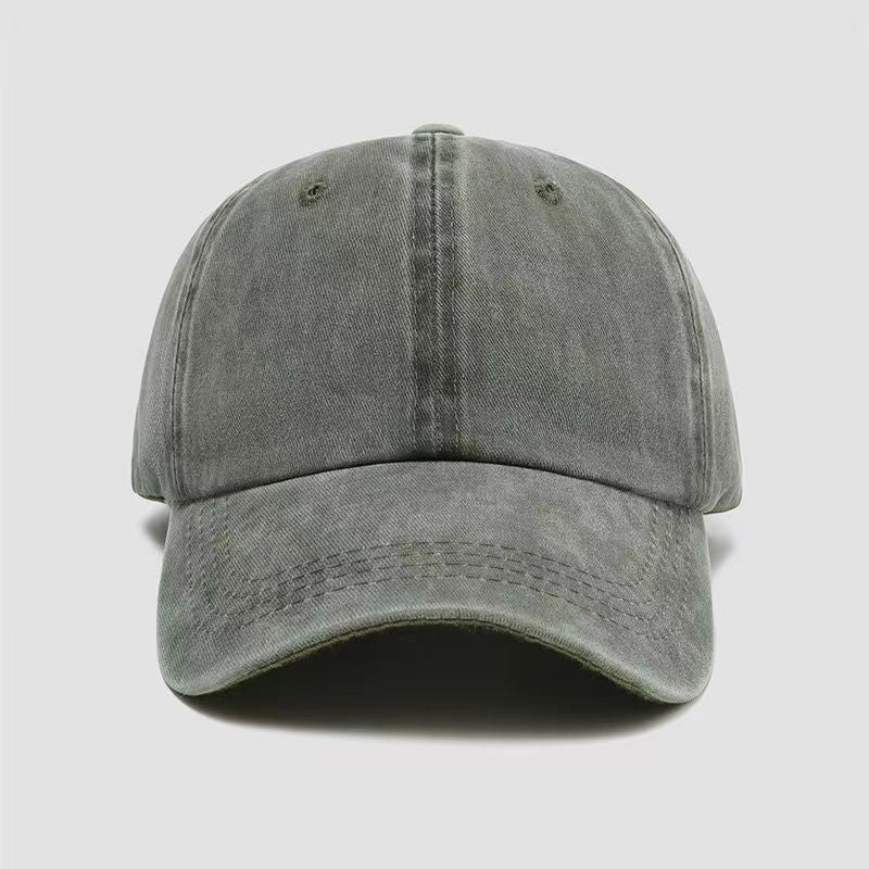 Wholesale Wholesale vintage embroidered logo distressed soft top cap