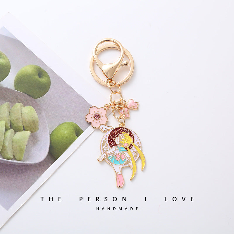 Wholesale Cute Unicorn Pony Rainbow Keychain