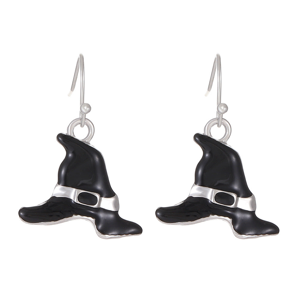 Wholesale  Devil Bat  Pumpkin Earrings For Women Alloy Electroplated Jewelry Accessory Trendy Party Gift Boutique Resale