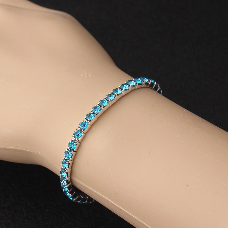 Wholesale Full Diamond Elastic Cord Claw Chain Bracelet