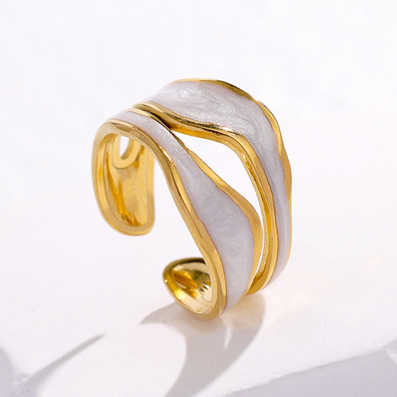 Wholesale Open-Style Stainless Steel Ring — Minimalist &  Understated Design ( Non-Fading)