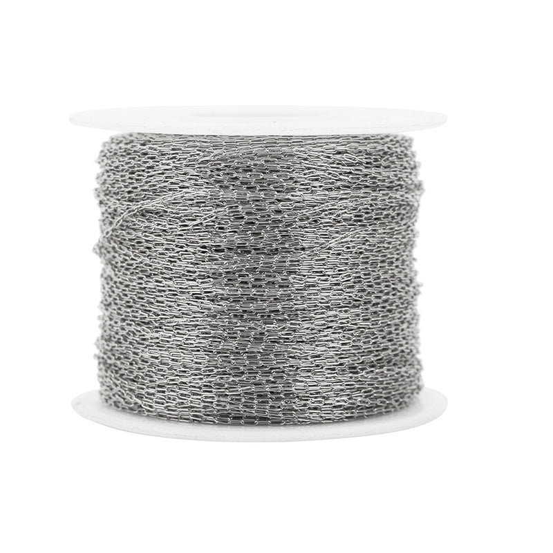 Wholesale 5PCS 18k Vacuum Plated Stainless Steel Super Fine Cross Chain