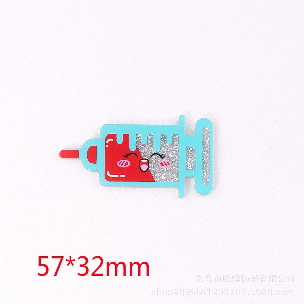 Wholesale  10pcs/pack cartoon organ medical letter bag jewelry acrylic pin