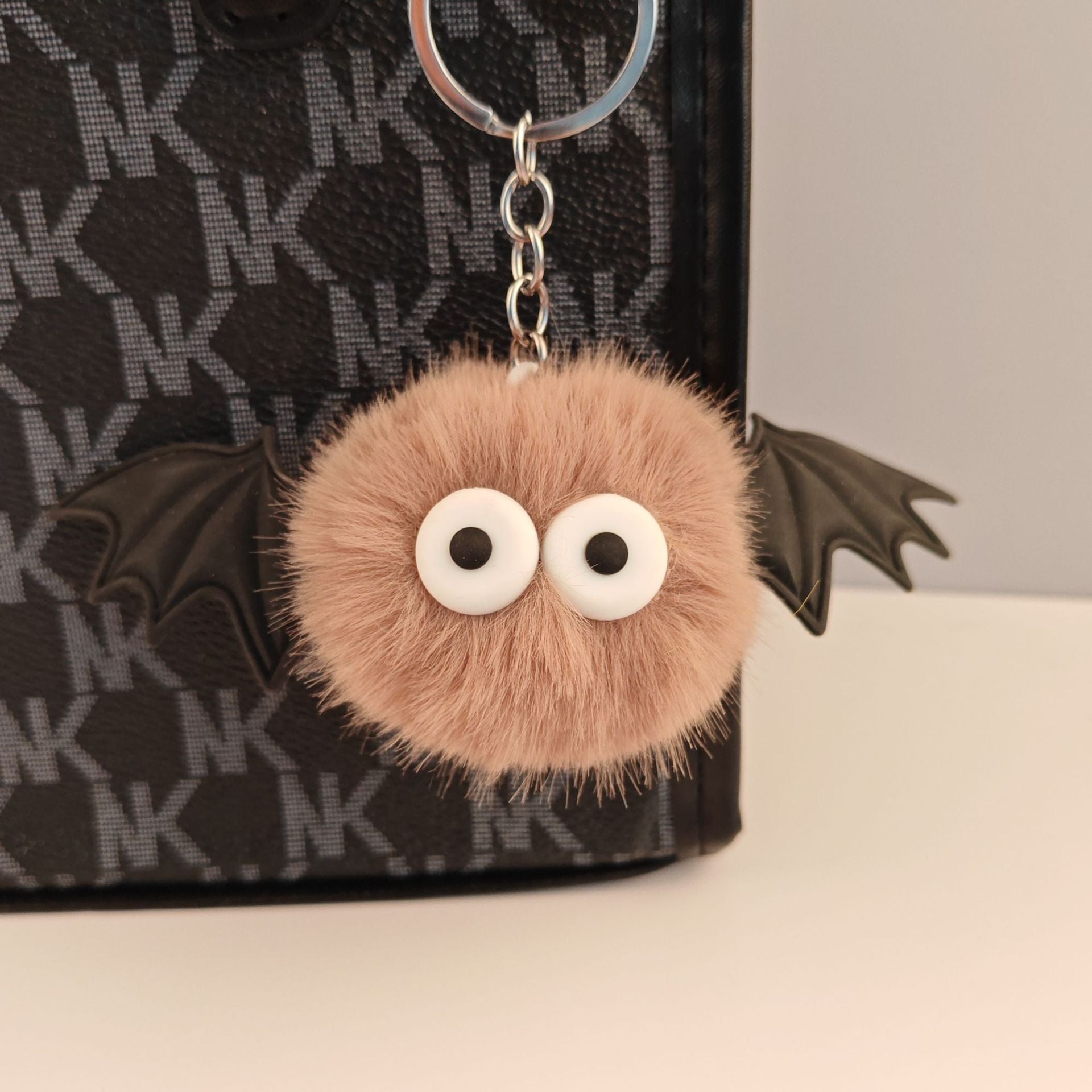 Wholesale 5pcs/pack Plush ball pendant funny keychain accessories