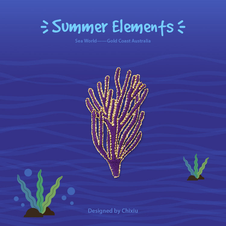 Wholesale 10pcs Sea Embroidered Clothing Patches