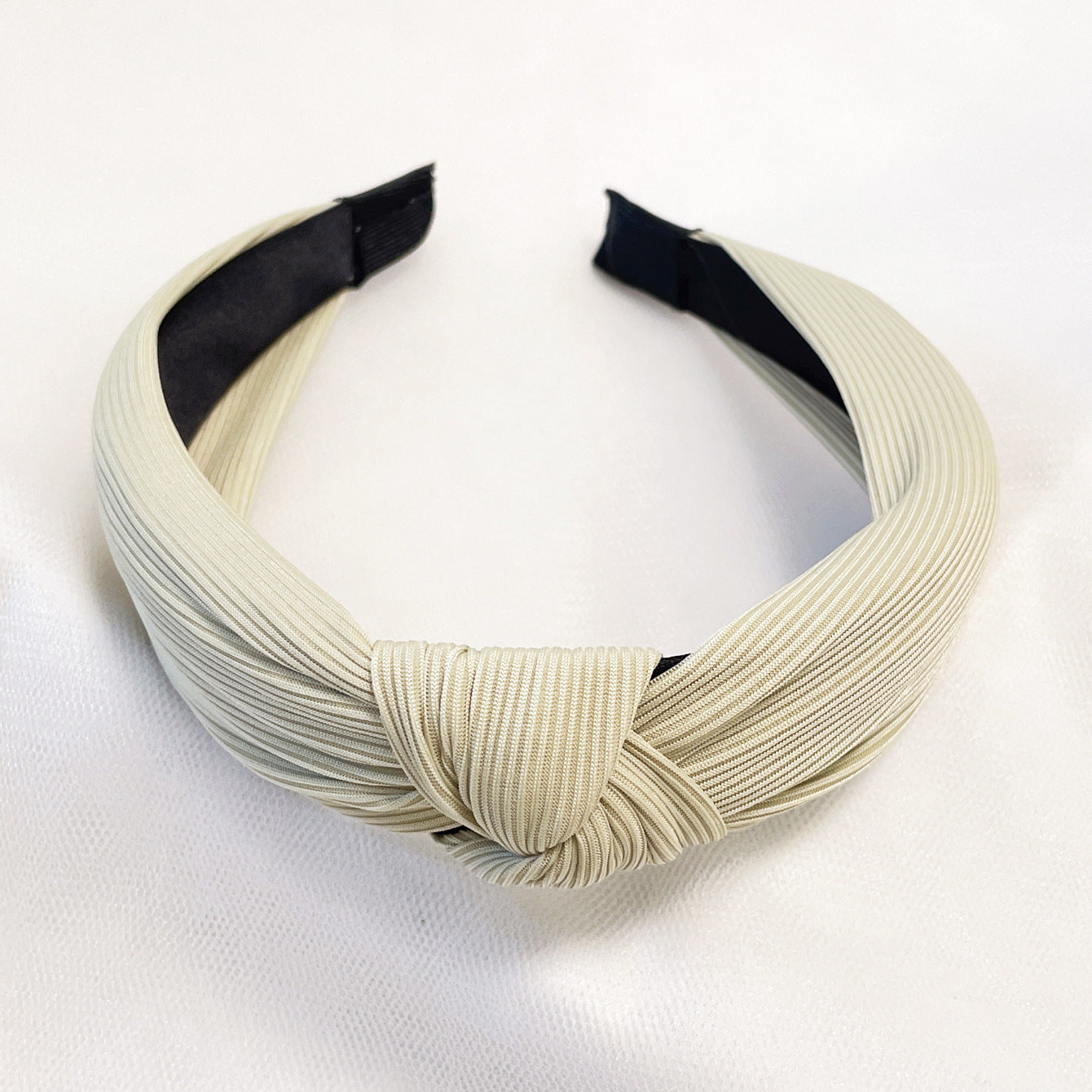 Wholesale Fabric flower cross knot wide edge sweet headband