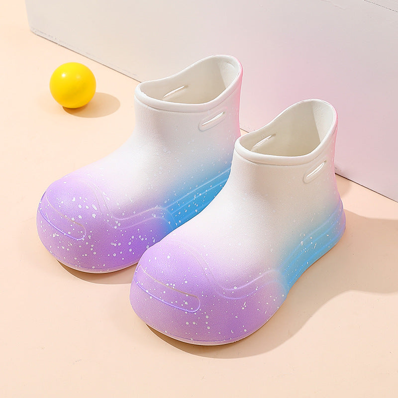 Wholesale Thick Bottomed Candy Colored EVA Rain Boots