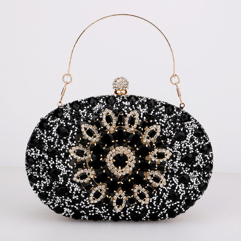 Wholesale Polyester Diamond Evening Bag