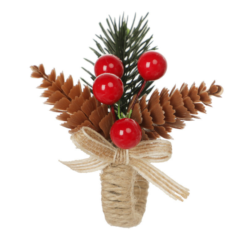 Wholesale Western Christmas Decorative Pineapple Napkin Rings