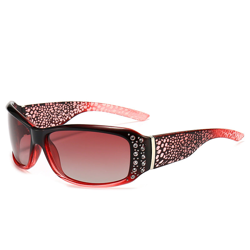 Wholesale Polarized Sunglasses Retro Fashion Diamond Sunglasses
