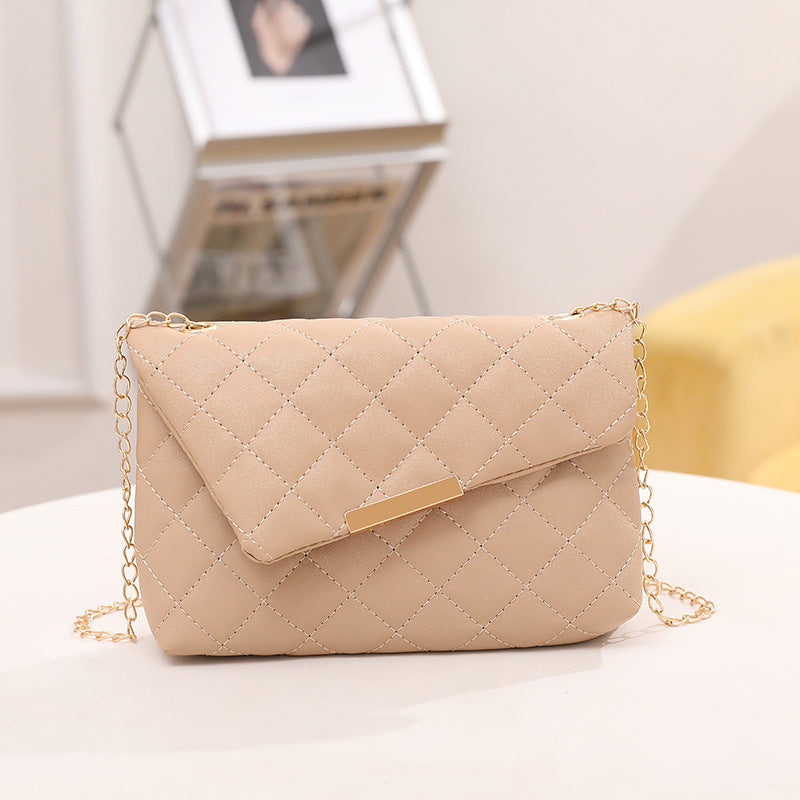 Bolsa telefónica de la cadena de rombos PU al por mayor