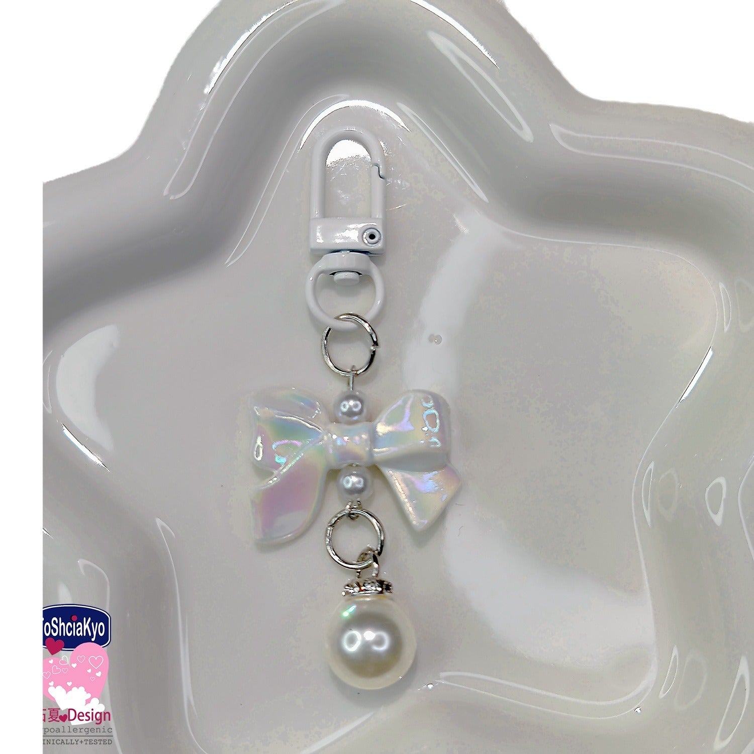Wholesale Door Buckle Beads New Bow Candy Color Pendant Mobile Phone Accessories