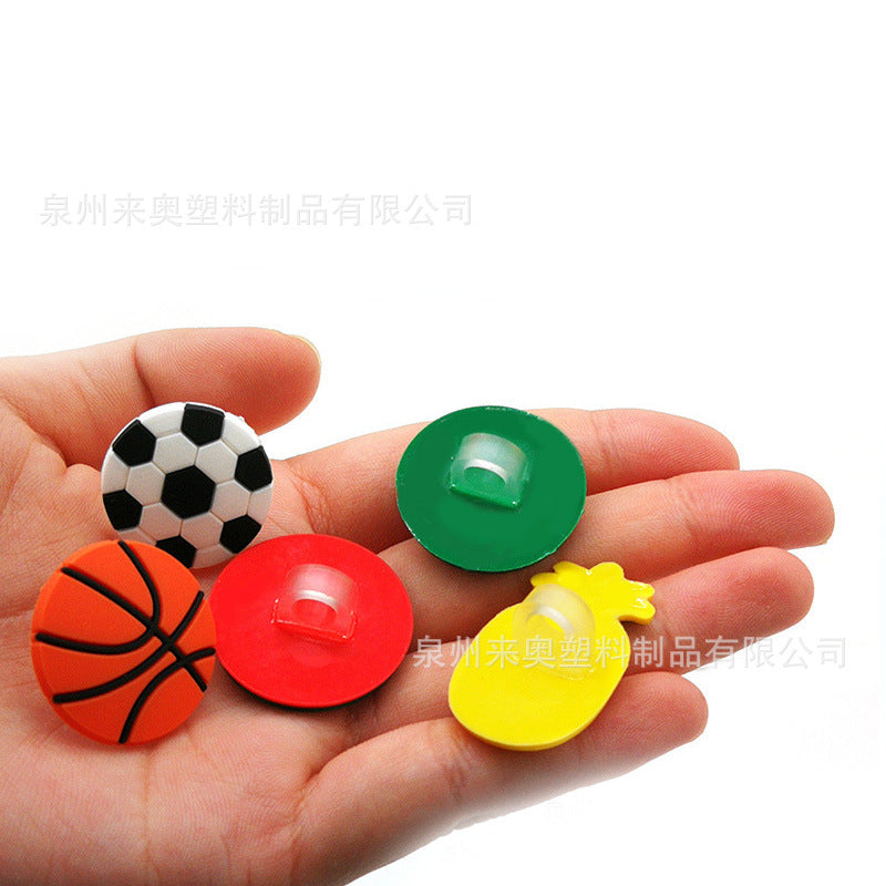 Wholesale 20pcs Parents'  Day straw hat accessories straw dust cover cartoon PVC soft glue straw clip straw cover