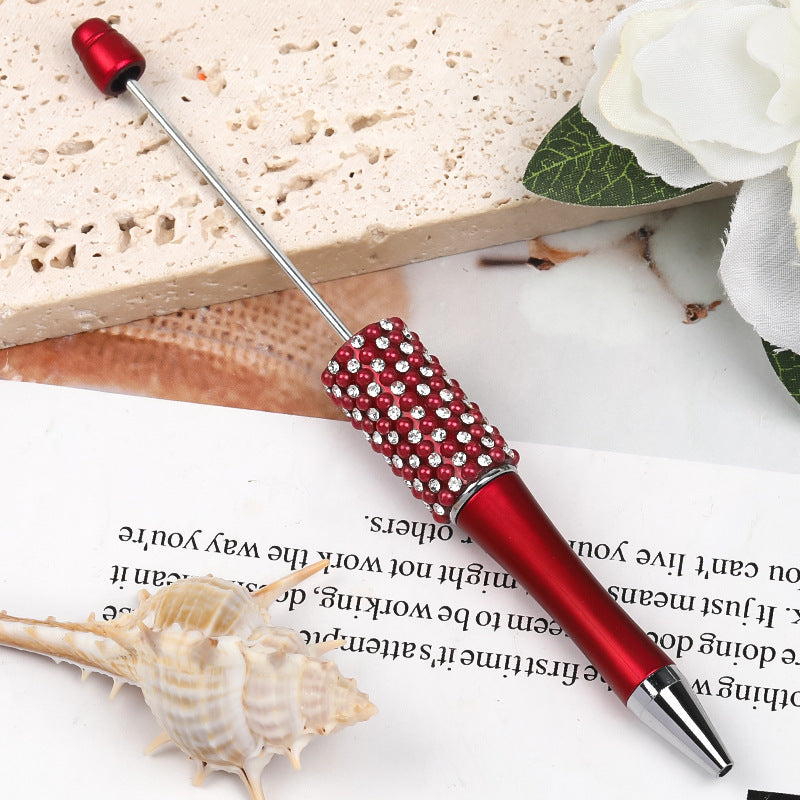 Wholesale 5pcs DIY Rhinestone Pearl Handmade Surface Mount Ballpoint Pen
