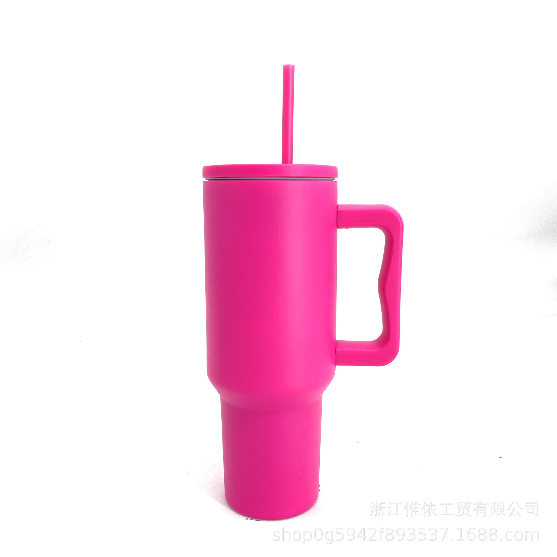 Wholesale 40oz Handle Car Cup Stainless Steel Straw Ice Cup Car Portable Thermos Cup