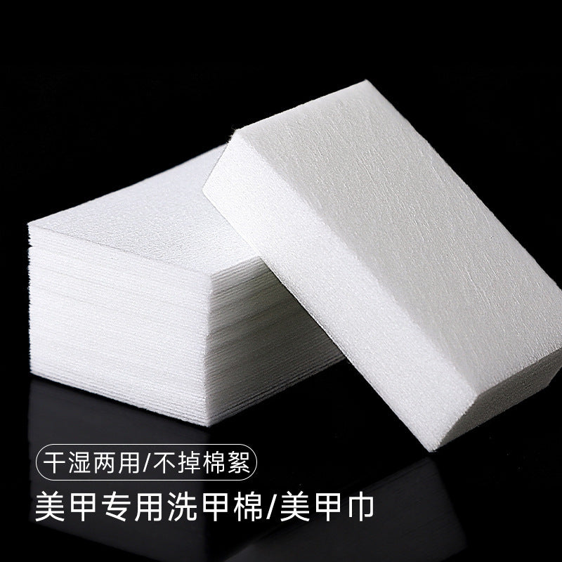 Wholesale Hard nail polish remover cotton, no lint, nail polish remover, nail polish remover, nail salon specific nail cleaning sheet, scrubbing cotton sheet