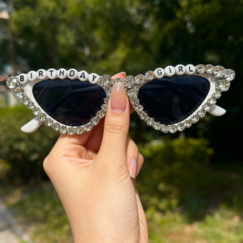 Wholesale Inlaid with diamonds Men' s/ women' s sunglasses