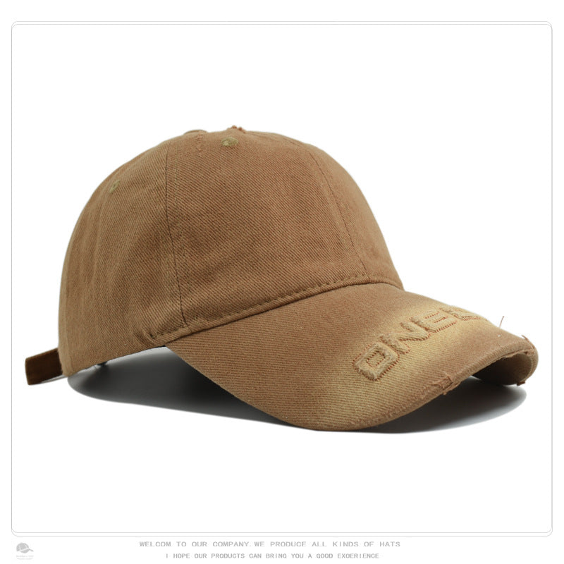 Wholesale Retro Soft Top Curved Brim Cotton Baseball Caps