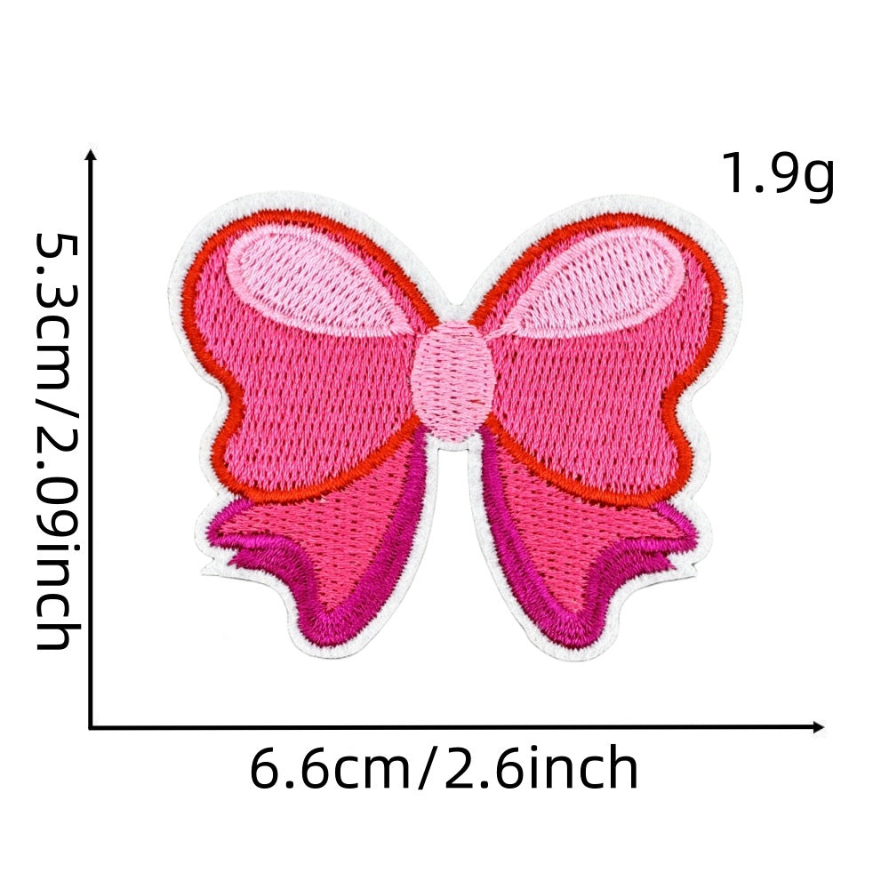 Wholesale Cartoon Princess Pink Cloth Patch Badge Fashion DIY Decorative Accessory For Clothing Bags Gifts Resale