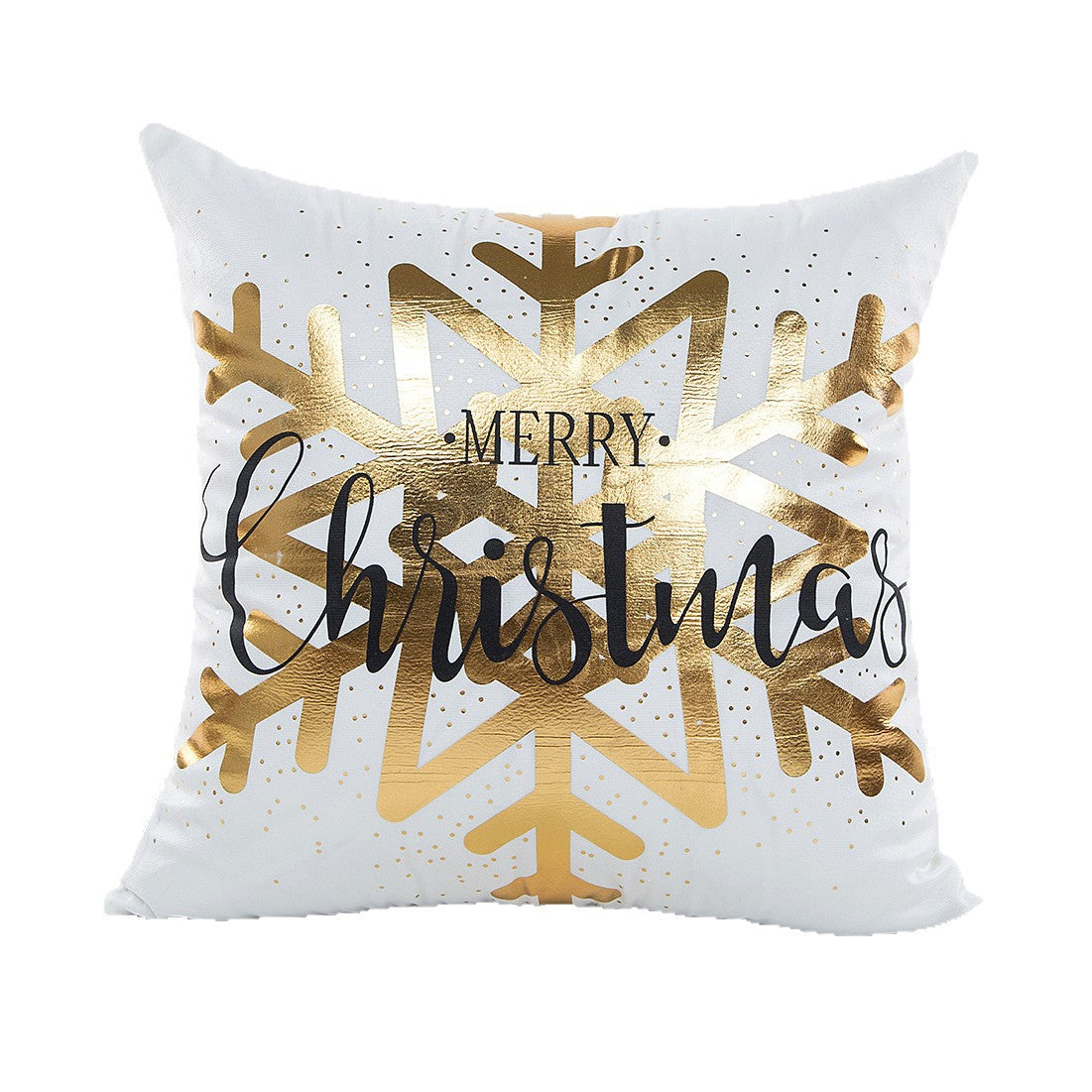 Wholesale Christmas atmosphere gold-stamping festive pillowcase