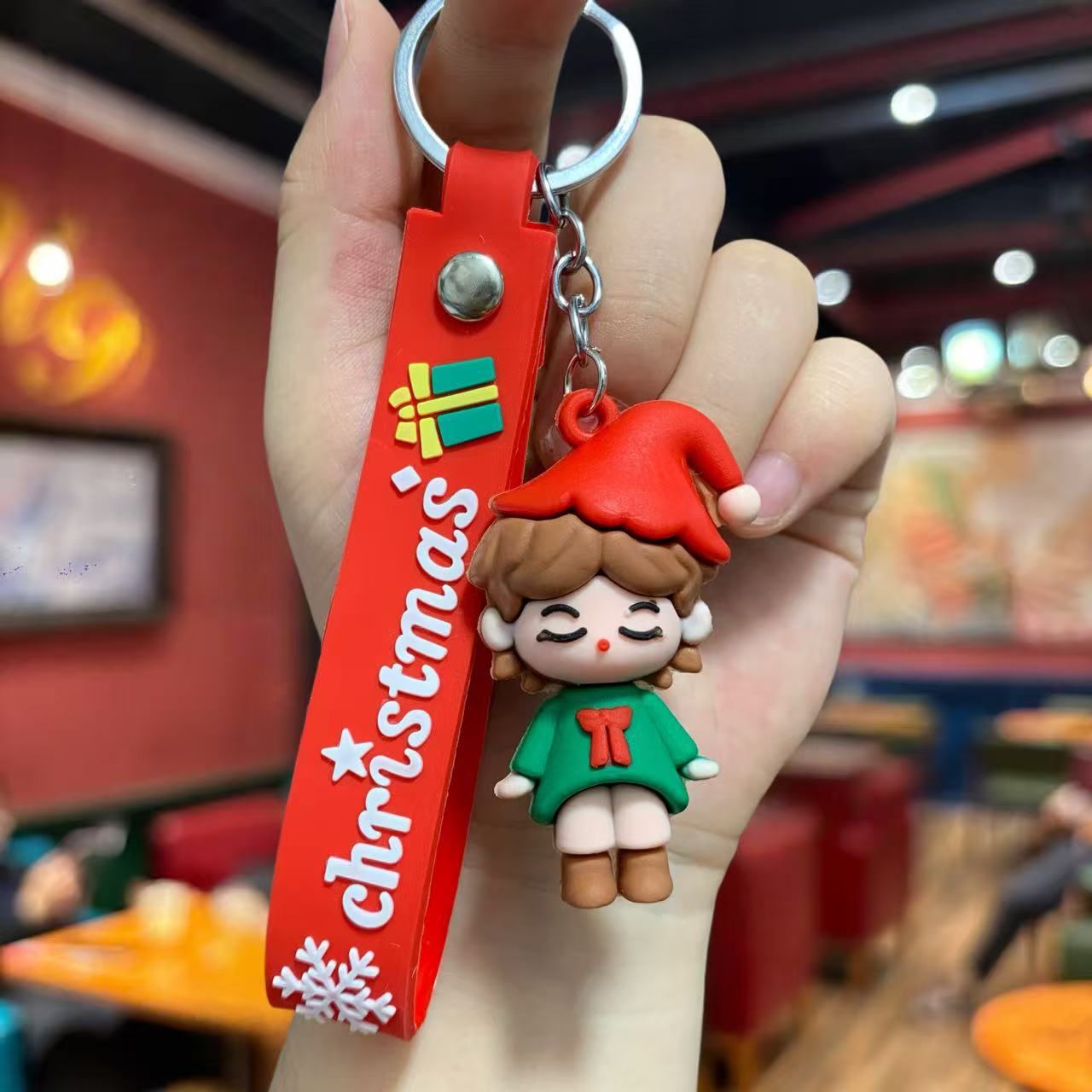 Wholesale Christmas keychain  gift pendant  Keychains