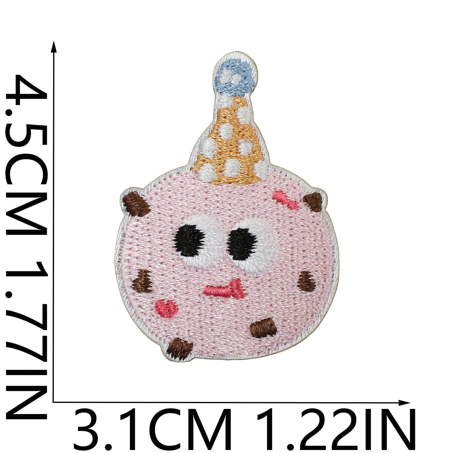 Wholesale Cartoon Matcha Croissant Embroidery Patch For Clothing Hats DIY Craft Decorative Accent