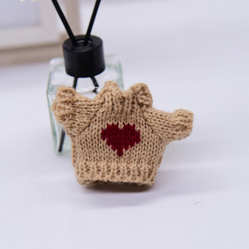Wholesale Wholesale 10cm Handdog Doll Replacement Clothes Sweater Toy Cotton Doll Accessories Finished Dress-up Accessories