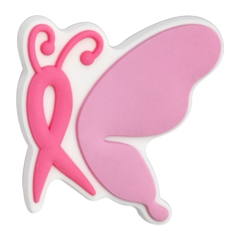 Wholesale Random 100pcs Colorful Ribbon Beads PVC Soft Rubber Beads Focal Beads