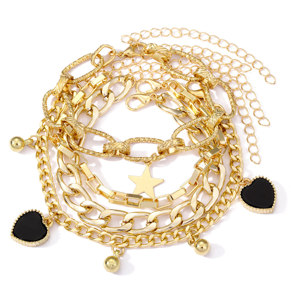 Wholesale Vintage Multi-layered Bracelet Set
