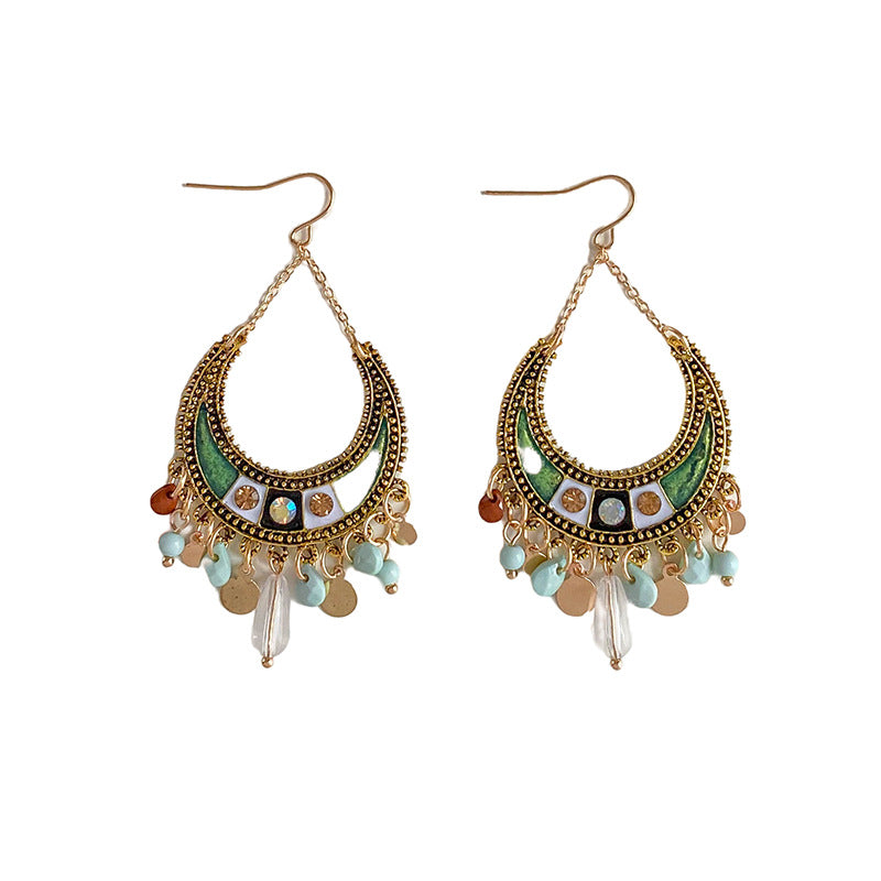 Wholesale Bohemian Vintage Alloy Earrings