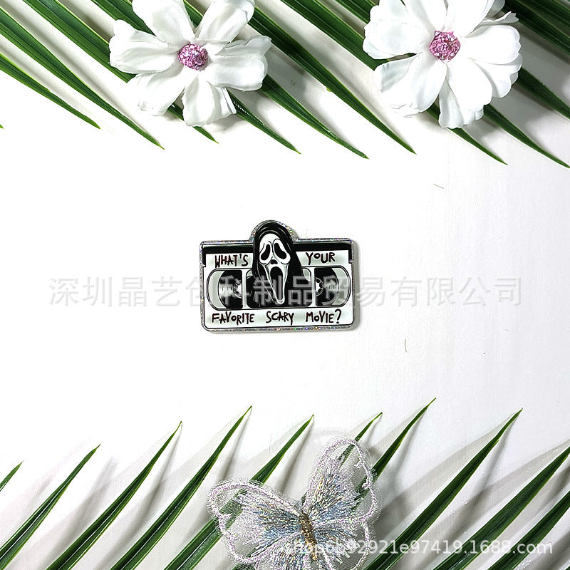 Wholesale 10 pcs/pack Sequin Halloween Skull Acrylic DIY Accessories