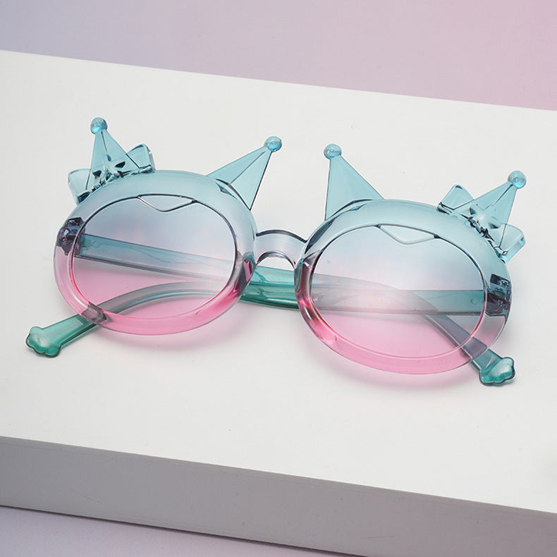 Wholesale Children's Cute Super Cute Sunscreen Bow Sunglasses