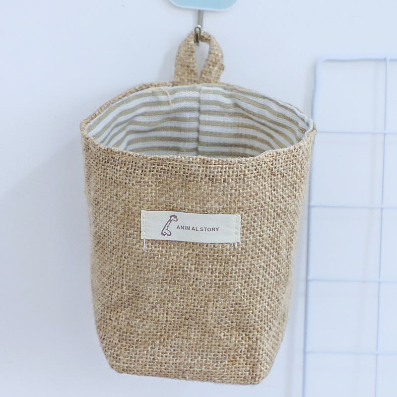 Wholesale Desktop Cotton and Linen Storage Bags