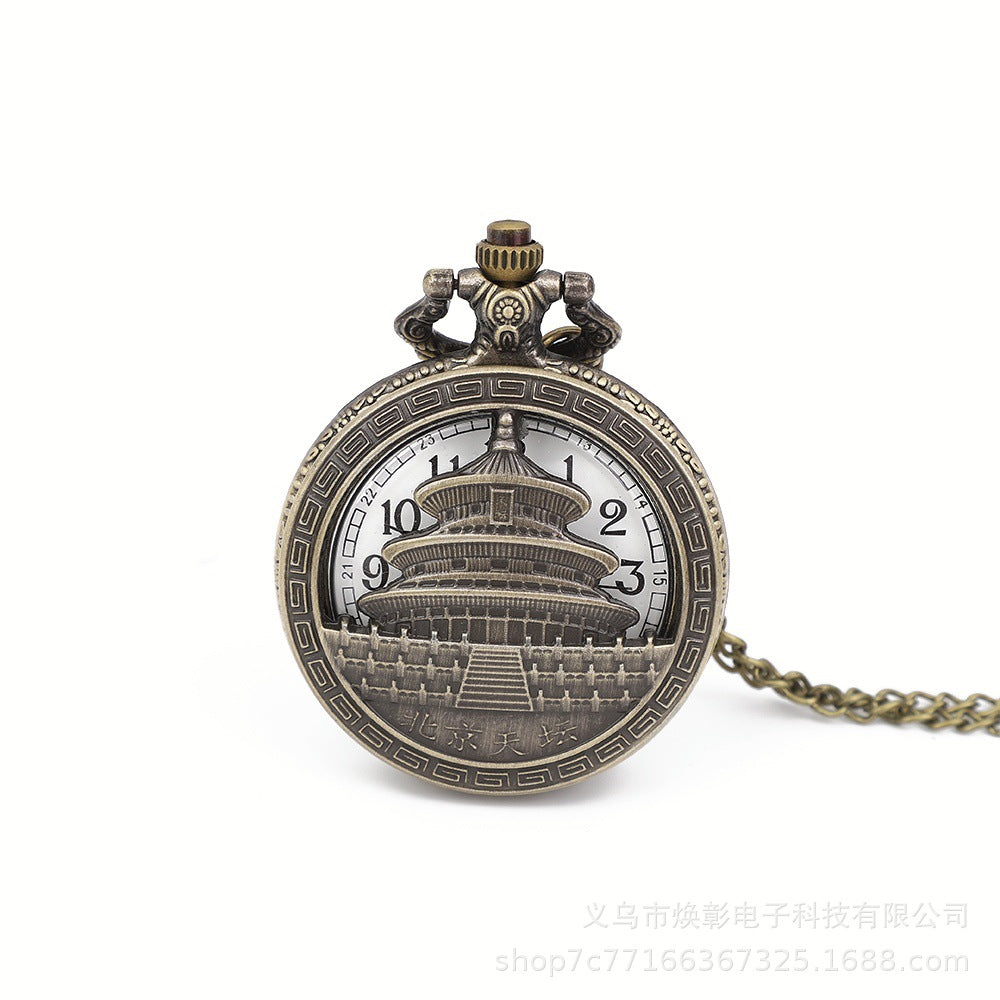 Wholesale Vintage Great Wall Tourist Souvenir Pocket Watch