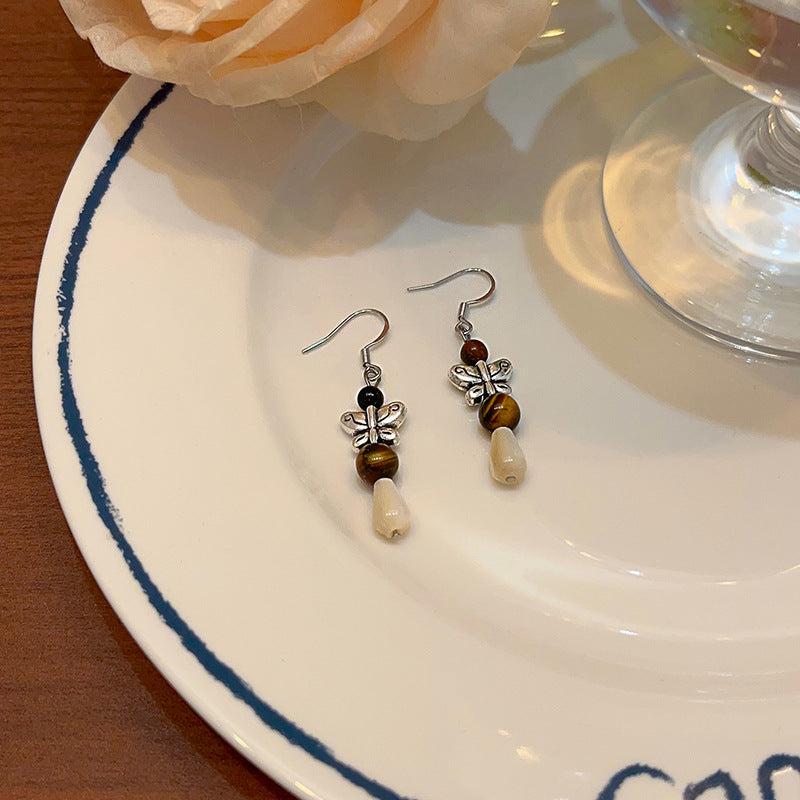 Wholesale Butterfly Vintage Alloy Earrings