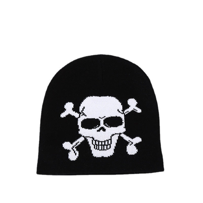 Wholesale Halloween Knitted Hat Skull Warm Woolen Hat