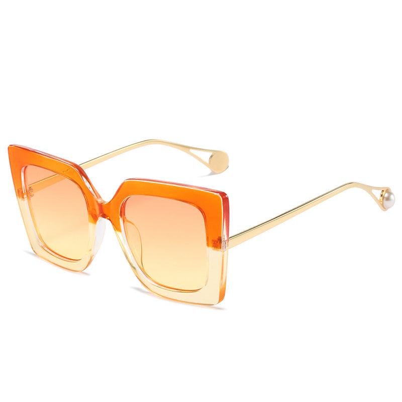 Wholesale Colorful Stylish Large Square Frame Sunglasses